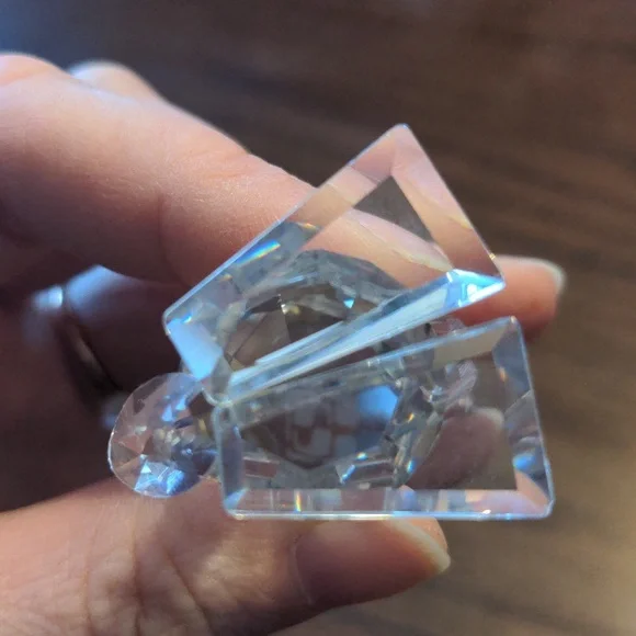 Swavorski Silver Crystal Vintage Standing Pluto Dog Figurine 7635, Discontinued - Picture 7 of 11